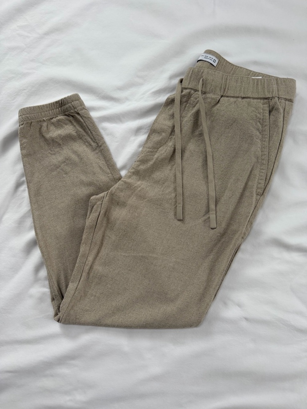 Zara Men's Beige Sweatpants